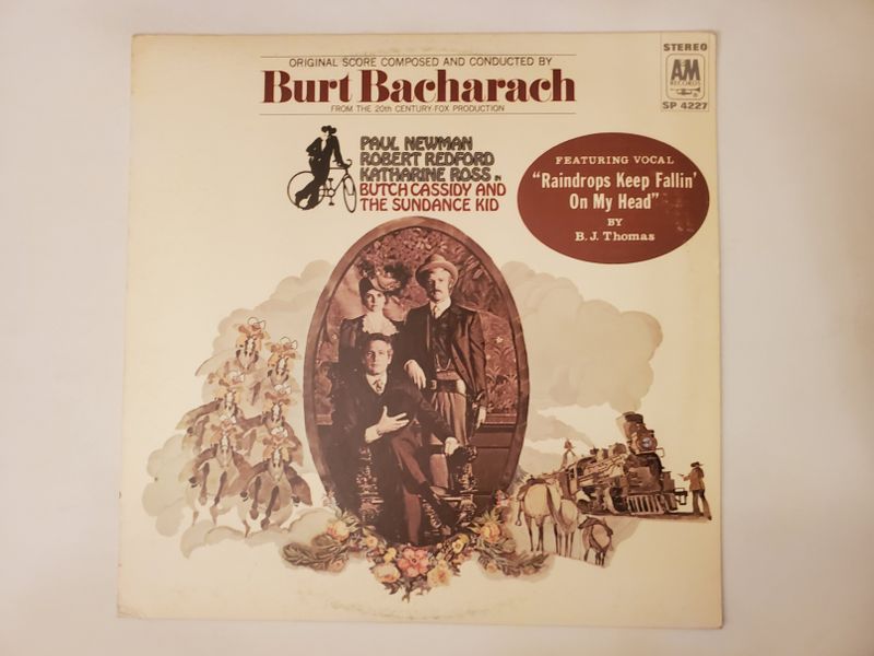 Burt Bacharach Butch Cassidy and The Sundance Kid (Original Score Composed and Conducted by Burt Bacharach) vinyl record